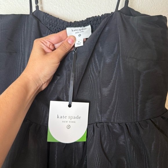 New Kate Spade x Target Tiered Ruffle Midi Tank Top Dress Size S/M Black - Picture 15 of 16